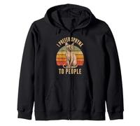 I Prefer Sphynx to People Funny Cat Owner Introverti Sweat à Capuche
