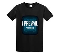 I Prevail Paranoid Men's T-Shirt Unisex Black Cotton Print Tee Shirts L