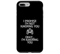 I Promise I'm Not Ignoring You.. Funny Sarcastic Gamer Humor Coque pour iPhone 7 Plus/8 Plus