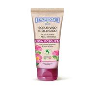I Provenzali Gommage Visage Biologique Exfoliant à la Rose Mosquète - 75 ml