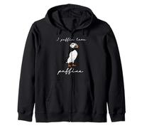 I Puffin Love Puffins Citation d'oiseau de Rivage Humoristique Sweat à Capuche