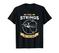 I Pull Strings Not Feelings Archery Girl Bow Archer Women T-Shirt