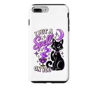 I Put a Spell on You Sorcière Chat Noir Halloween Coque pour iPhone 7 Plus/8 Plus