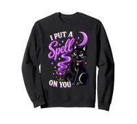 I Put a Spell on You Sorcière Chat Noir Halloween Sweatshirt