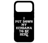 I Put Down My Kendama to Be Here Funny Tricks for Kendamas Coque pour iPhone 17 Pro Max