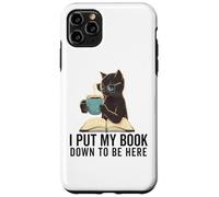 I Put My Book Down to Be Here Lecteur de ver de Livres Love Reading Coque pour iPhone 11 Pro Max