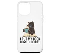 I Put My Book Down to Be Here Lecteur de ver de Livres Love Reading Coque pour iPhone 12 Pro Max