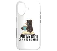 I Put My Book Down to Be Here Lecteur de ver de Livres Love Reading Coque pour iPhone 17