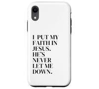 I Put My FOITH in Jesus Coque pour iPhone XR