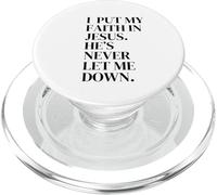 I Put My FOITH in Jesus PopSockets PopGrip pour MagSafe