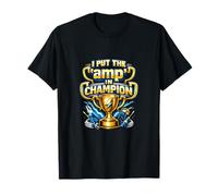 I Put The Amp in Champion Electrician Trophy Humour T-Shirt