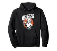 I Put The Boo In Bourbon Lovers Funny Halloween Ghost Booze Sweat à Capuche