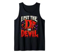 I Put The D in Devil Funny Halloween Couples Rude Humor Débardeur
