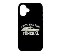 I Put The Fun in Funeral- Dire drôle Effrayant Dead Halloween Coque pour iPhone 16