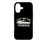 I Put The Fun in Funeral- Dire drôle Effrayant Dead Halloween Coque pour iPhone 17