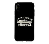 I Put The Fun in Funeral- Dire drôle Effrayant Dead Halloween Coque pour iPhone XS Max