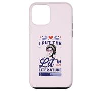 I Put The LIT in Literature Jane Austen Lunettes de Soleil Meme Coque pour iPhone 12 Mini
