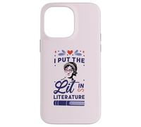 I Put The LIT in Literature Jane Austen Lunettes de Soleil Meme Coque pour iPhone 14 Pro Max