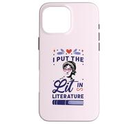 I Put The LIT in Literature Jane Austen Lunettes de Soleil Meme Coque pour iPhone 16 Pro Max