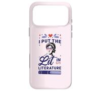 I Put The LIT in Literature Jane Austen Lunettes de Soleil Meme Coque pour iPhone 17 Pro Max