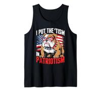 I Put The Tism in Patriotism English Bulldog Débardeur