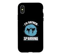 I ' Rather Sparring in karaté Coque pour iPhone X/XS