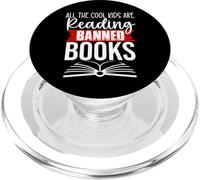 I Read Banned Books Sign,Kids Reading Banned Book Themed PopSockets PopGrip pour MagSafe