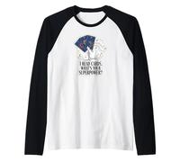I Read Cards What's Your Superpower Tarot Design Manche Raglan