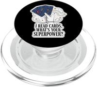 I Read Cards What's Your Superpower Tarot Design PopSockets PopGrip pour MagSafe
