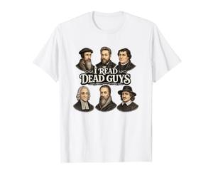I Read Dead Guys - Penseurs réformés et Classiques chrétiens T-Shirt Graphique avec Valeur