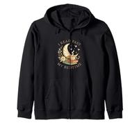 I Read Past My Bedtime Cozy Moon Book Lover Sweat à Capuche