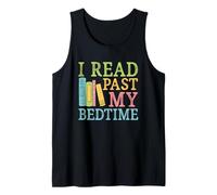 I Read Past My Bedtime Livre Citation Humour Débardeur