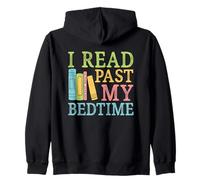 I Read Past My Bedtime Livre Citation Humour Sweat à Capuche