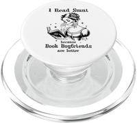 I Read Smut Book Boyfriends Smutty Books Dark Romance Reader PopSockets PopGrip pour MagSafe