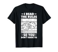 I Read The Rules Jeu de société Jeu de société Jeu de société T-Shirt