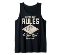 I Read The Rules So You Don't Have to Board Game Débardeur