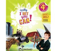 I Really Bet You Can! Anglais 4e (2023) - Manuel élève - Michelle Jaillet - Magnard - broché - Scolaire / Universitaire