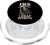 I Reap Spirits IRS Special Agent Halloween Grim Reaper Drôle PopSockets PopGrip pour MagSafe