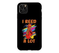 I Reed A Lot Saxophone rétro passionné de Jazz Coque pour iPhone 11 Pro Max