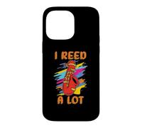 I Reed A Lot Saxophone rétro passionné de Jazz Coque pour iPhone 14 Pro Max