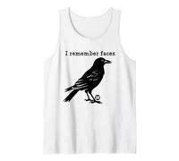 I Remember Faces Funny Crow Débardeur