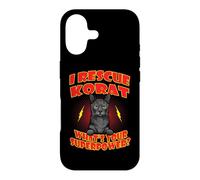 I Rescue Korat Cat What's Your Superpower Funny Cats Lover Coque pour iPhone 17