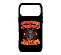 I Rescue Korat Cat What's Your Superpower Funny Cats Lover Coque pour iPhone 17 Pro Max