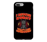 I Rescue Korat Cat What's Your Superpower Funny Cats Lover Coque pour iPhone 7 Plus/8 Plus