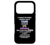 I Respect All People Whether You're Trans Straight Gay LGBTQ Coque pour iPhone 17 Pro
