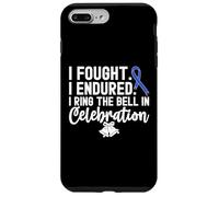 I Ring The Bell in Celebration Ruban Bleu Cancer du côlon Coque pour iPhone 7 Plus/8 Plus