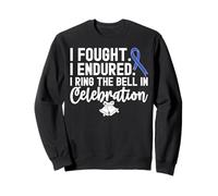I Ring The Bell in Celebration Ruban Bleu Cancer du côlon Sweatshirt