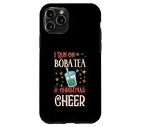 I Run on Boba Tea and Christmas Cheer Assorti X-Mas Squad Coque pour iPhone 11 Pro