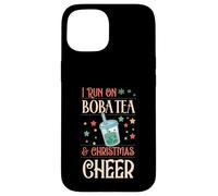 I Run on Boba Tea and Christmas Cheer Assorti X-Mas Squad Coque pour iPhone 15