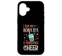 I Run on Boba Tea and Christmas Cheer Assorti X-Mas Squad Coque pour iPhone 16